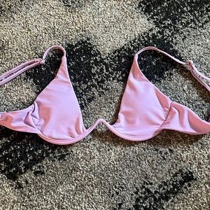 Lilac purple bikini top